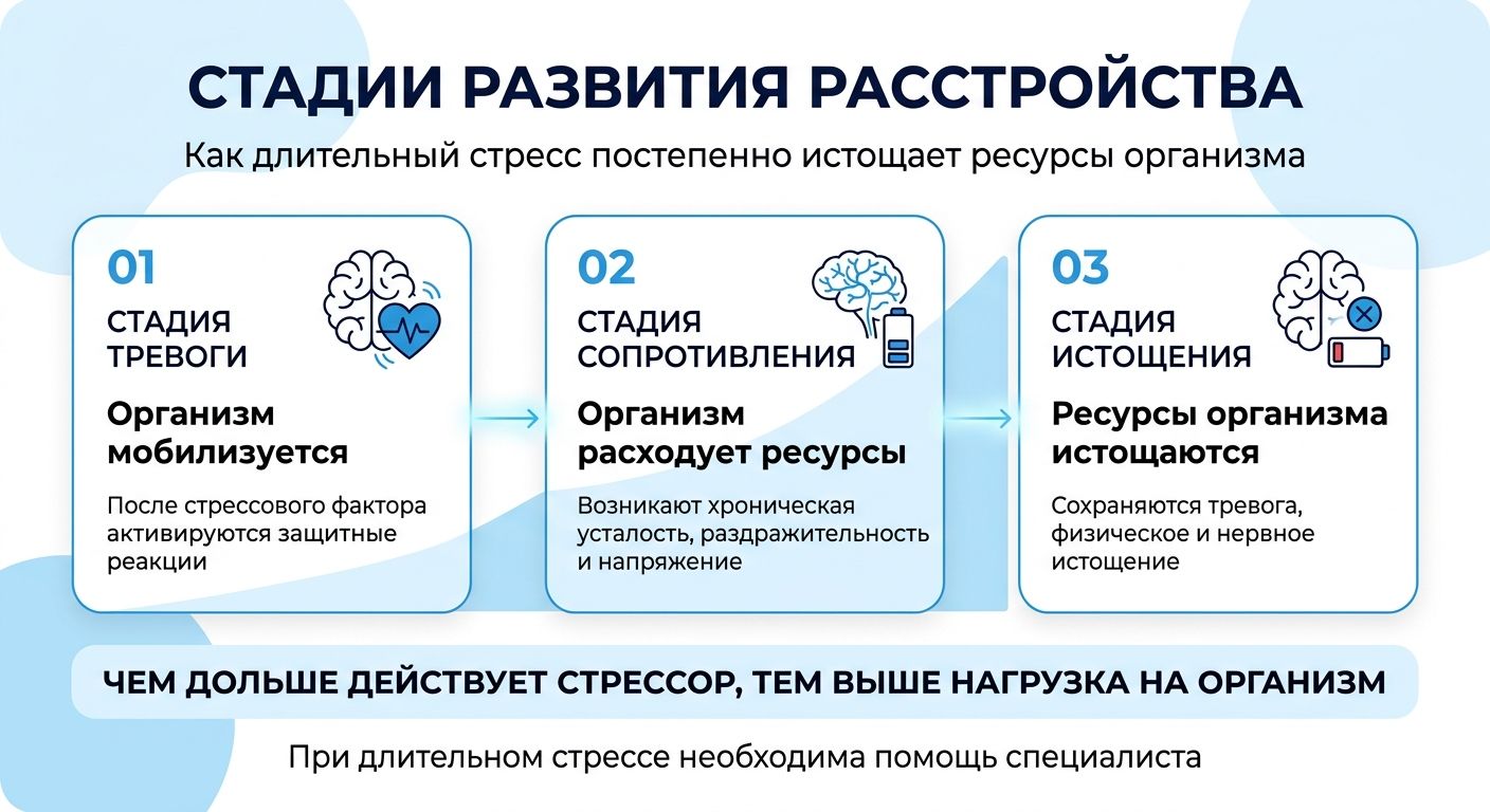 Лечение стресса в Вятских Полянах инфографика